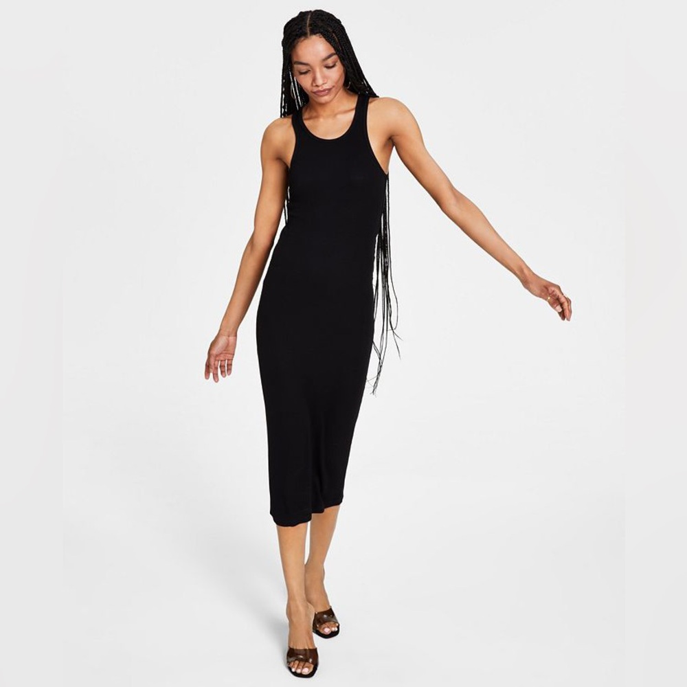 LNA CLOTHING NWT RILYNN RIB RACER DRESS